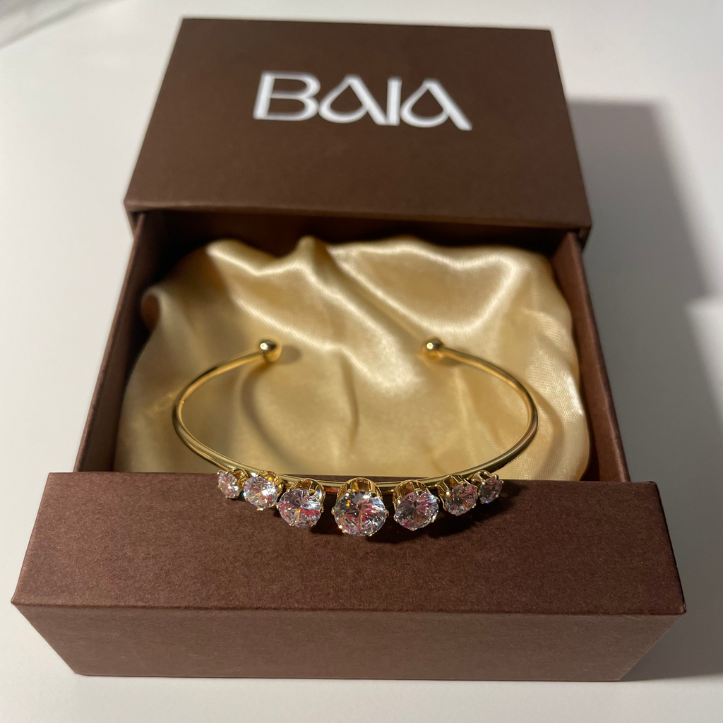 Jonc en Acier inoxydable Zircon